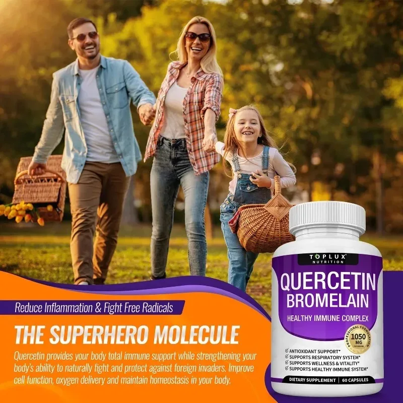 Капсулы с кверцетином и бромел – обзор и цена Wellness Quercetin
