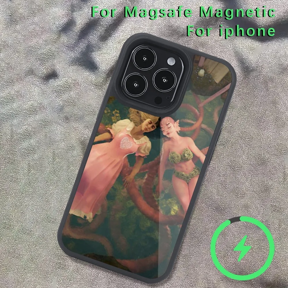 Melanie Martinez singer Phone Case  For iPhone 14 13 12 11 15 Pro Max Magsafe Wireless Charge Plus Mini Cover