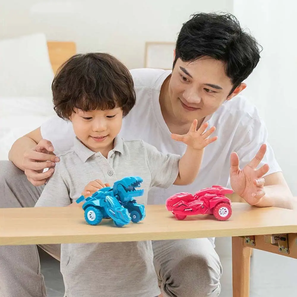 Voiture dinosaure à inertie transformable, robot dinosaure, voiture dinosaure déformable, cadeau