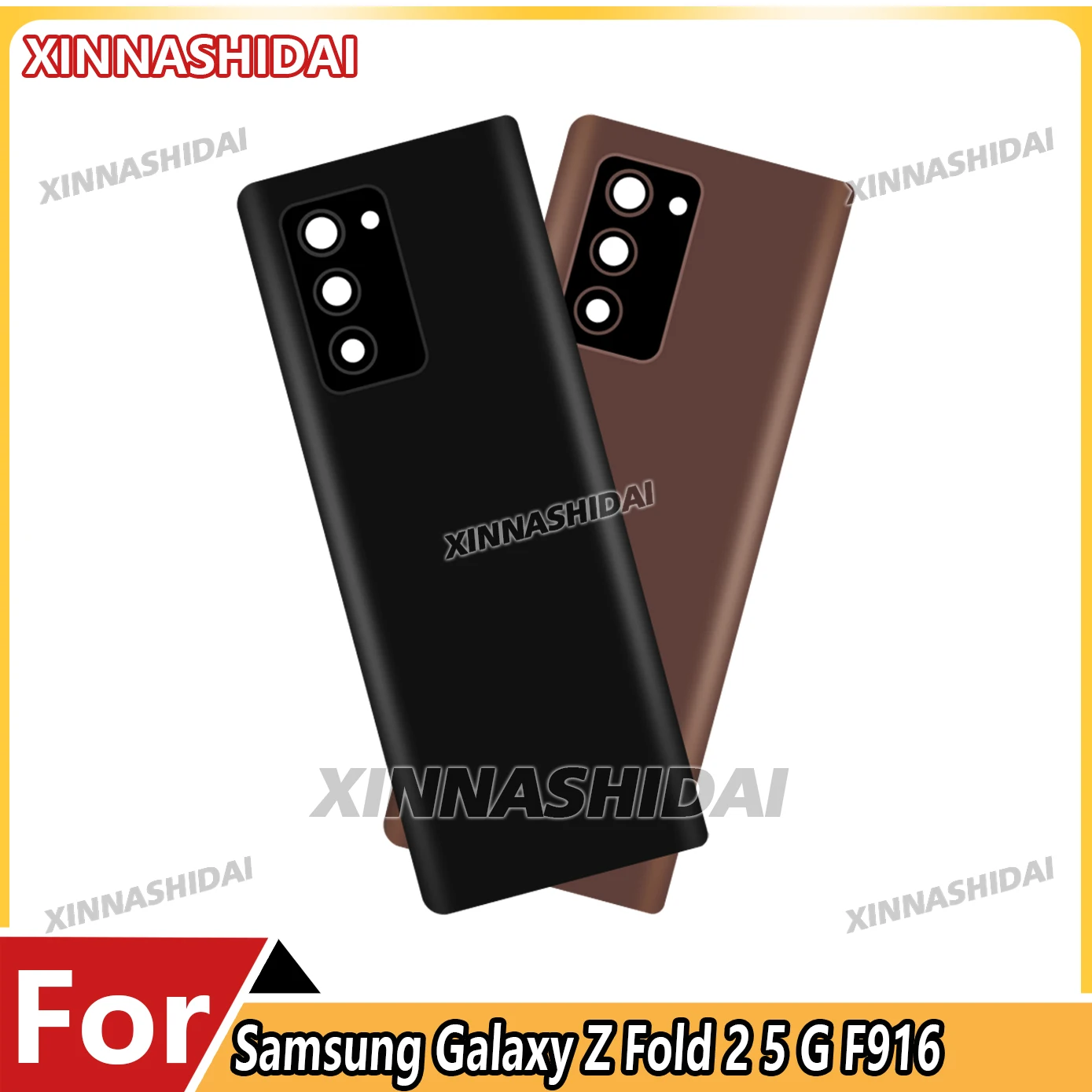 Back Battery Cover Rear Housing Cover with Side Button Replacement Parts For Samsung Galaxy Z Fold 2 5G F916