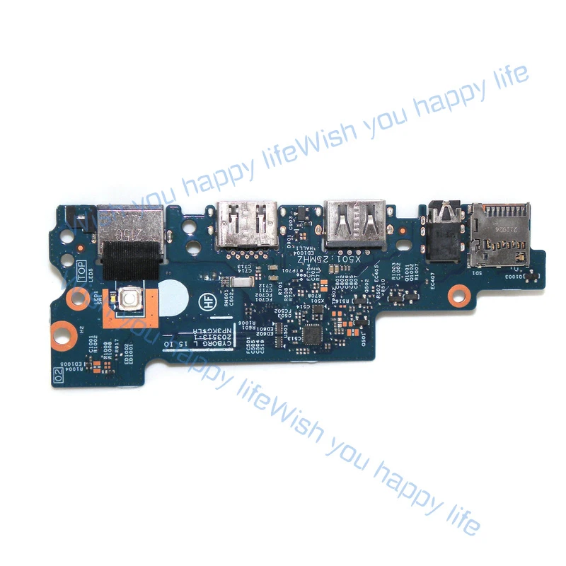 L... USB Audio Power Button Board For DELL Latitude 3520 E3520 203513-1 0MCCDH MCCDH