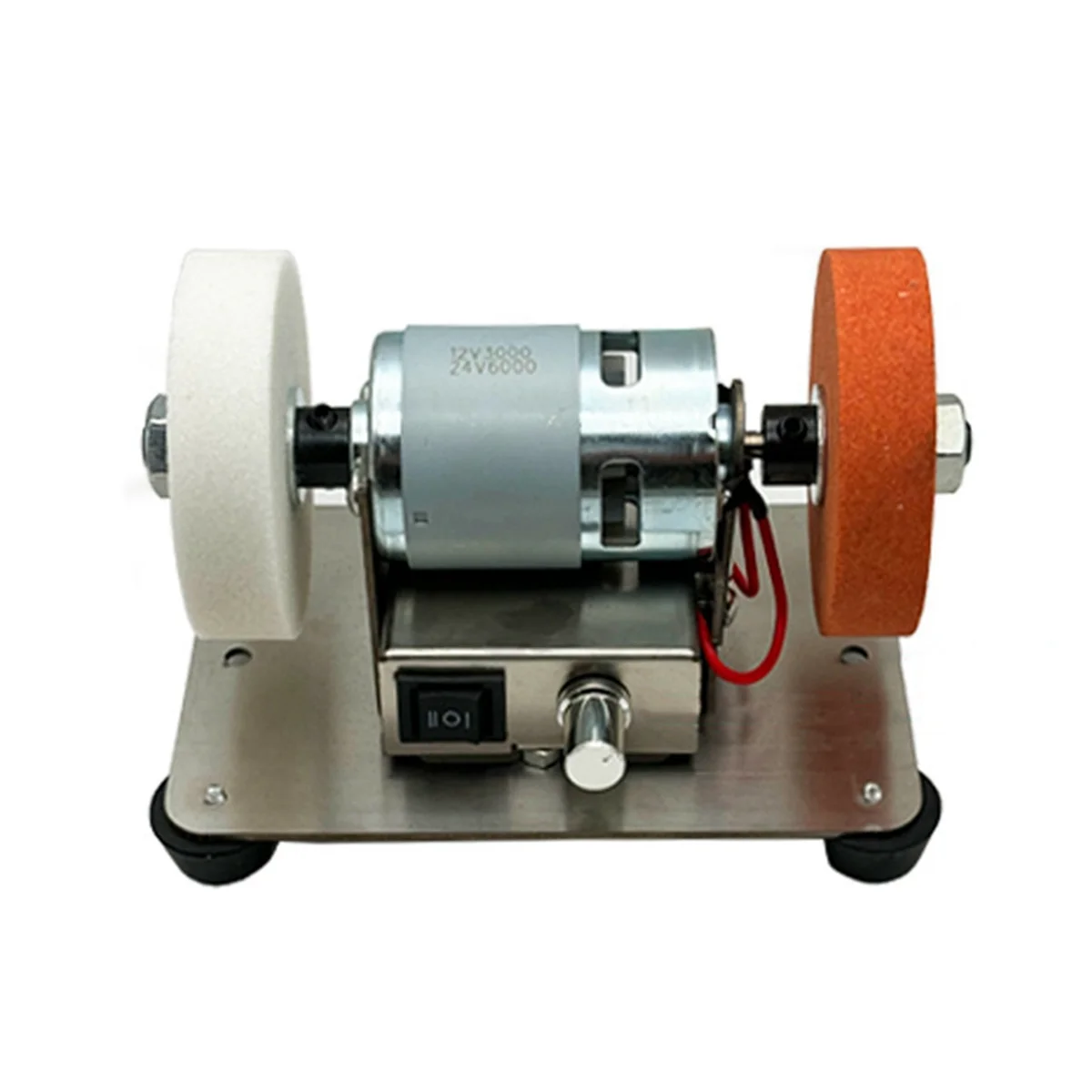 Small Double Polishing Electric Grinding Wheel Grindig Stone Grinder Machine Table Grinder Motor US PLUG B