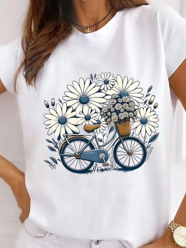 Unisex Art Floral Peacock Love Heart Graphic T‑Shirt Vintage Nature Print Short Sleeve Casual Daily Crew Neck Tee Top