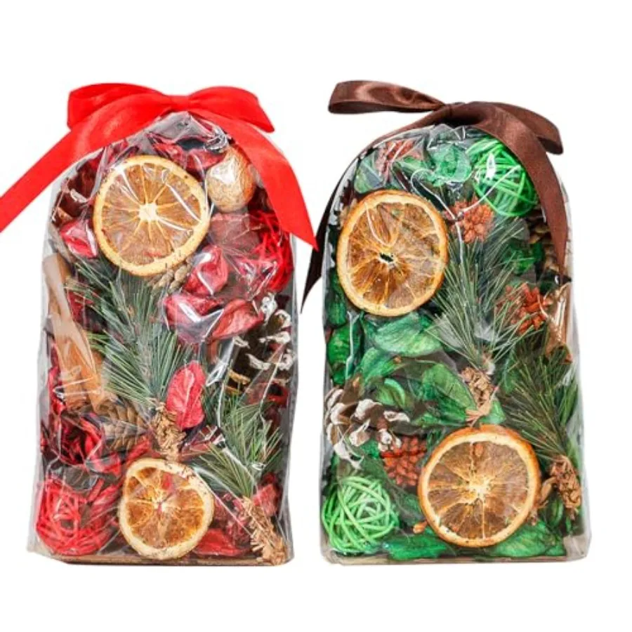 

Новогодние ароматические саше с ароматом корицы, яблока и сосны для декоративного наполнения ваз, зимние праздничные украшения, сухоцветы, ароматические саше с лепестками для дома