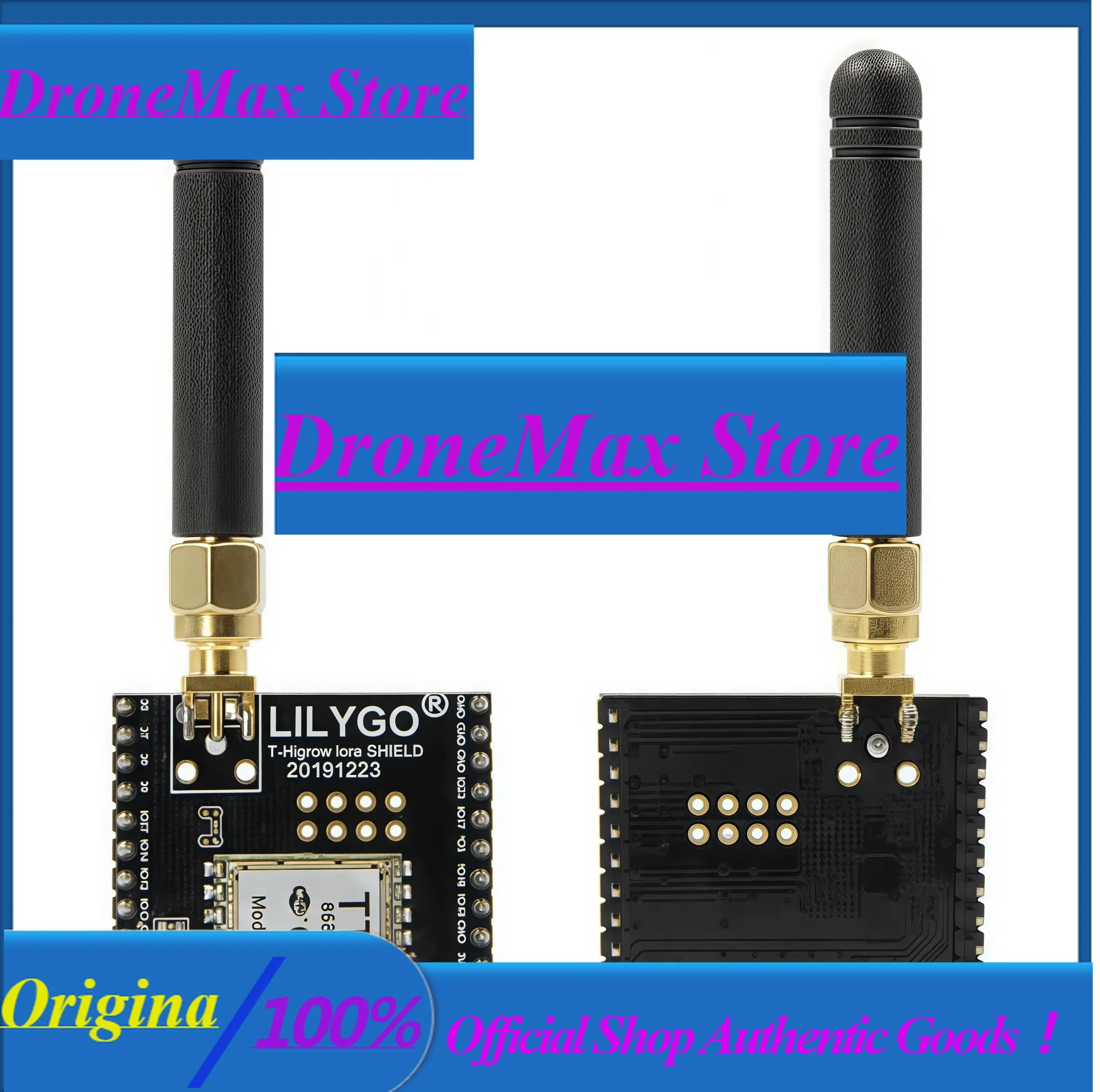 DroMaLILYGO® TTGO T-Higrow LoRa Shield 868 /915 MHz Function Expansion Board