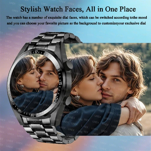 Imagen 2 del producto 2026 nuevo reloj inteligente para deportes al aire libre para hombres serie GT pantalla de 1,53 pulgadas reloj deportivo más reloj inteligente de salud para teléfono Android Ios