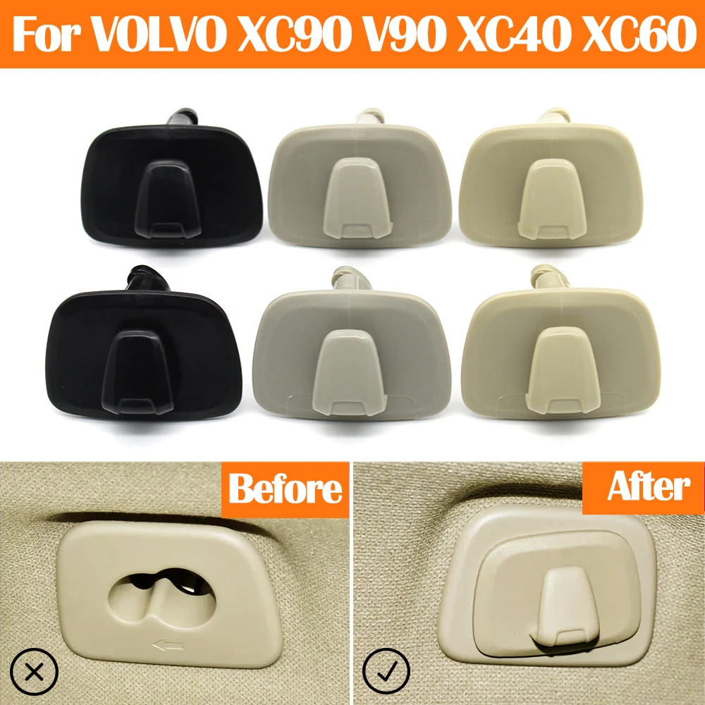 Interior Car Roof Left Right Hanger Hook Clips Replacement For Volvo XC60 XC90 XC40 V90 S90 32226340 32226341 32226342 32226343