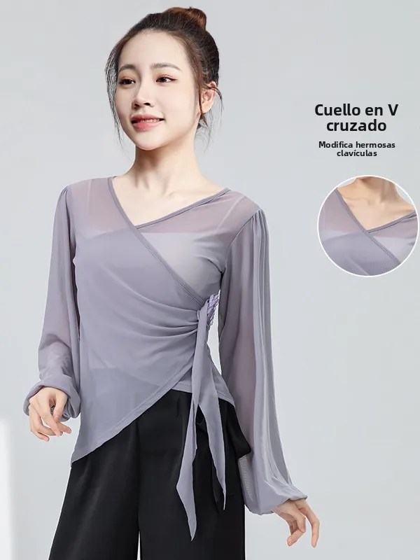 Traje de Danza Clásica, orme de Práctica de Danza Moderna, Ropa de Danza para Mujer, Traje de Danza para Adultos, Top de ...