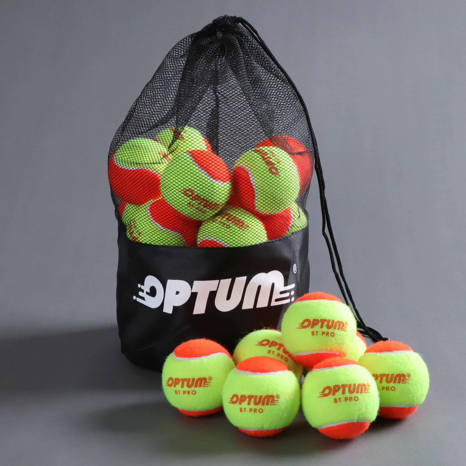 OPTUM BT-PRO Wool Beach Tennis Balls,50% Pressure Stage 2 Ball