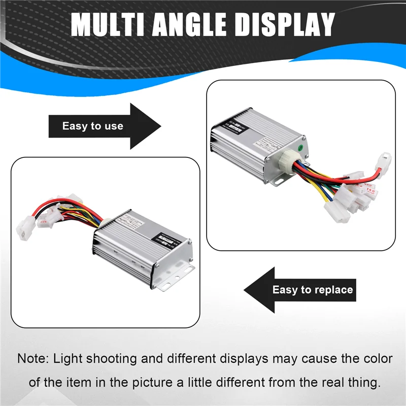 

ABVH-Electric Bike Bicycle Brushed Controller 1000W Electric Scooter Controller Brush DC Motor Speed Controller