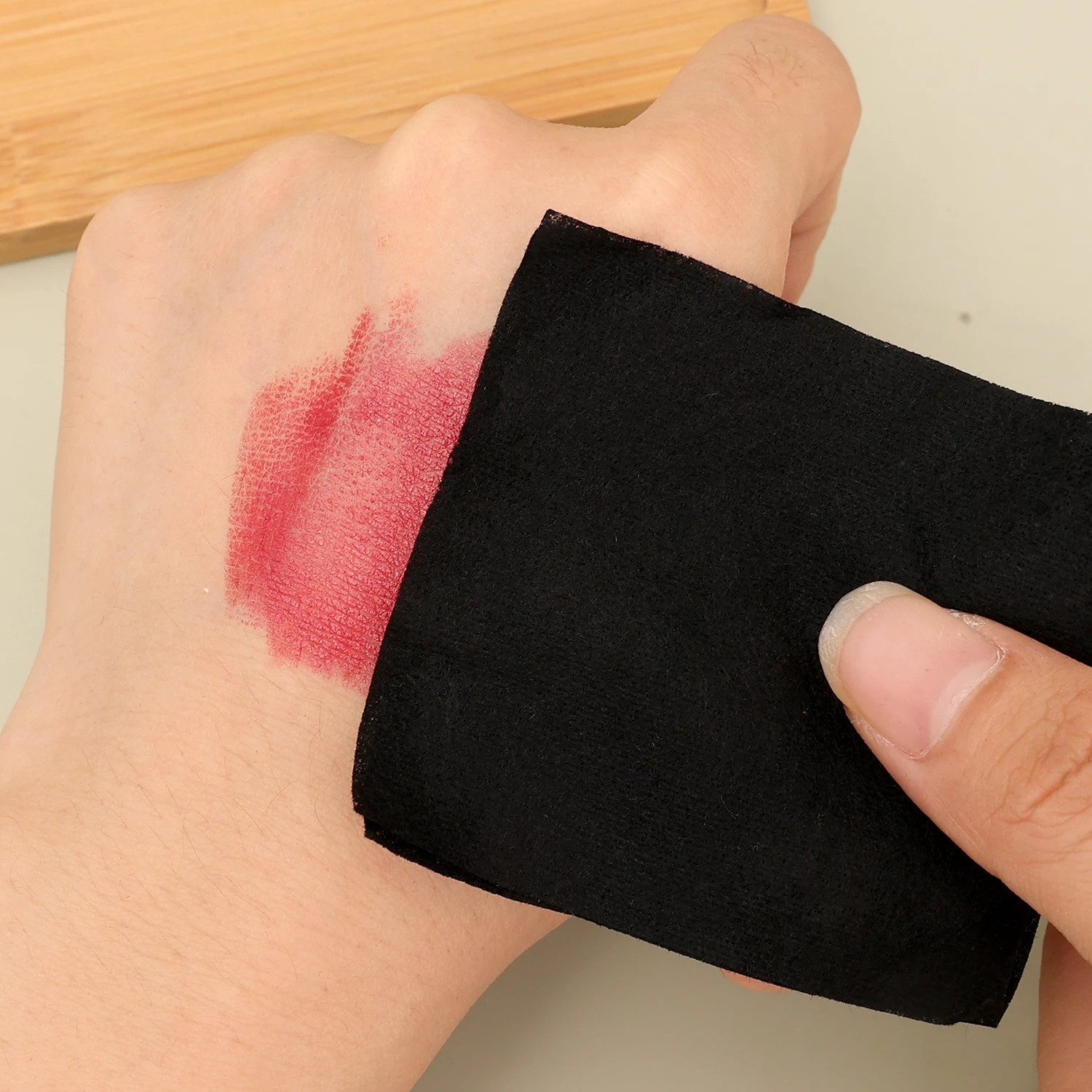 Bamboe Houtskool Nat Kompres Wattenschijfjes 200/1000 Stuks Wegwerp Zwarte Make-Up Remover Pads Gezichtshuid Veeg Schoonmaken Wattenschijfjes