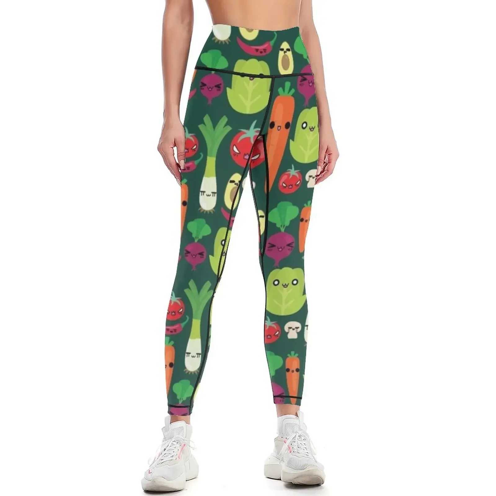 

Emotional Veggies Leggings sportswear for gym gym top harem pants for girls Womens Leggings