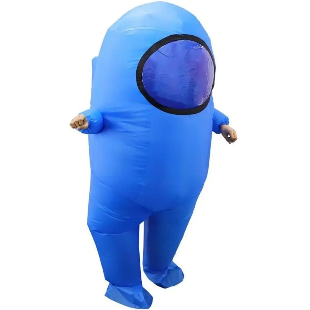 Impostor Inflatable Costume for Adult Funny Halloween Spacesuit Costume Astronaut Figures for Adult  Kids Game Fans