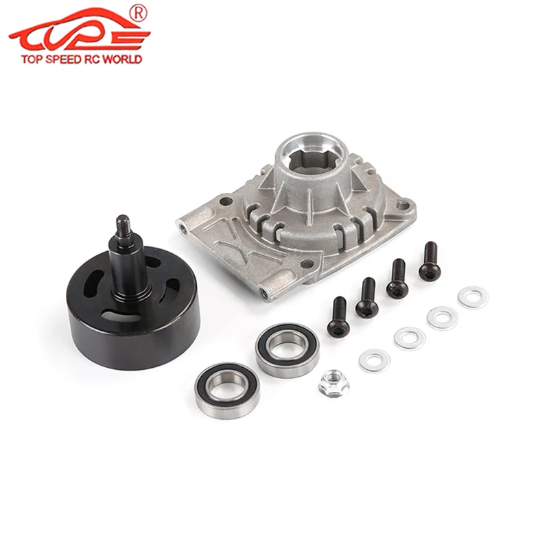 Engine Upgrade Parts New Metal Clutch Bracket Kit with Hex Clutch Bell for 1/5 Scale Rc Car Gas Losi 5ive-t Rofun Rovan LT KM X2