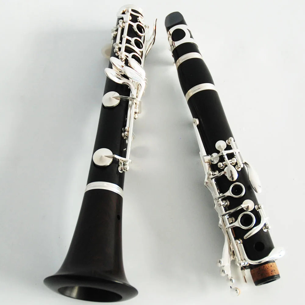 Sell upmarket ebony silver plated C clarinet