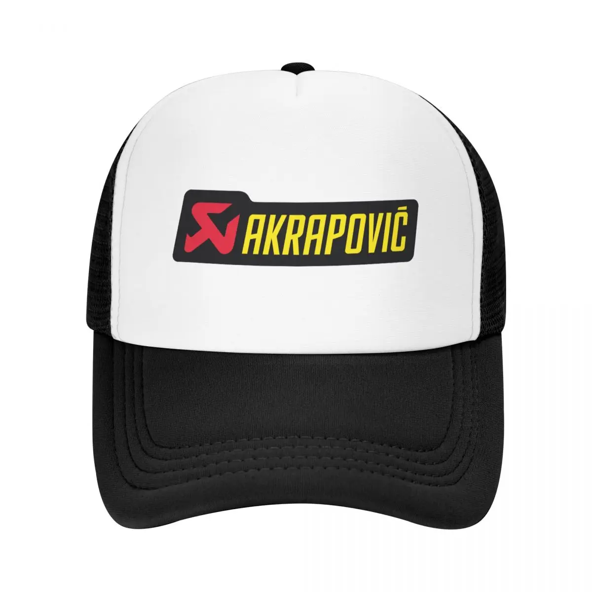 Akrapovics Logo AKS Motorcycle Exhaust Cap Fashion Casual Mesh Baseball Caps Adjustable Hat Hip Hop Summer Unisex Baseball Hats