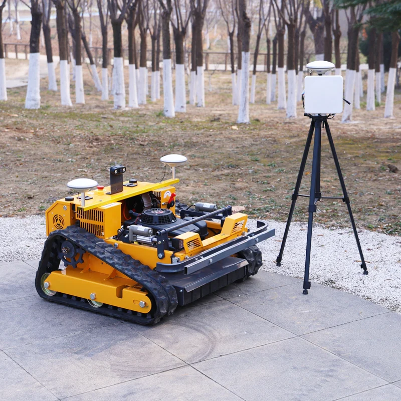 

Customized Self propelled remote-controlled lawn mower, garden lawn mower, farm automatic remote-controlled tracked lawn mower