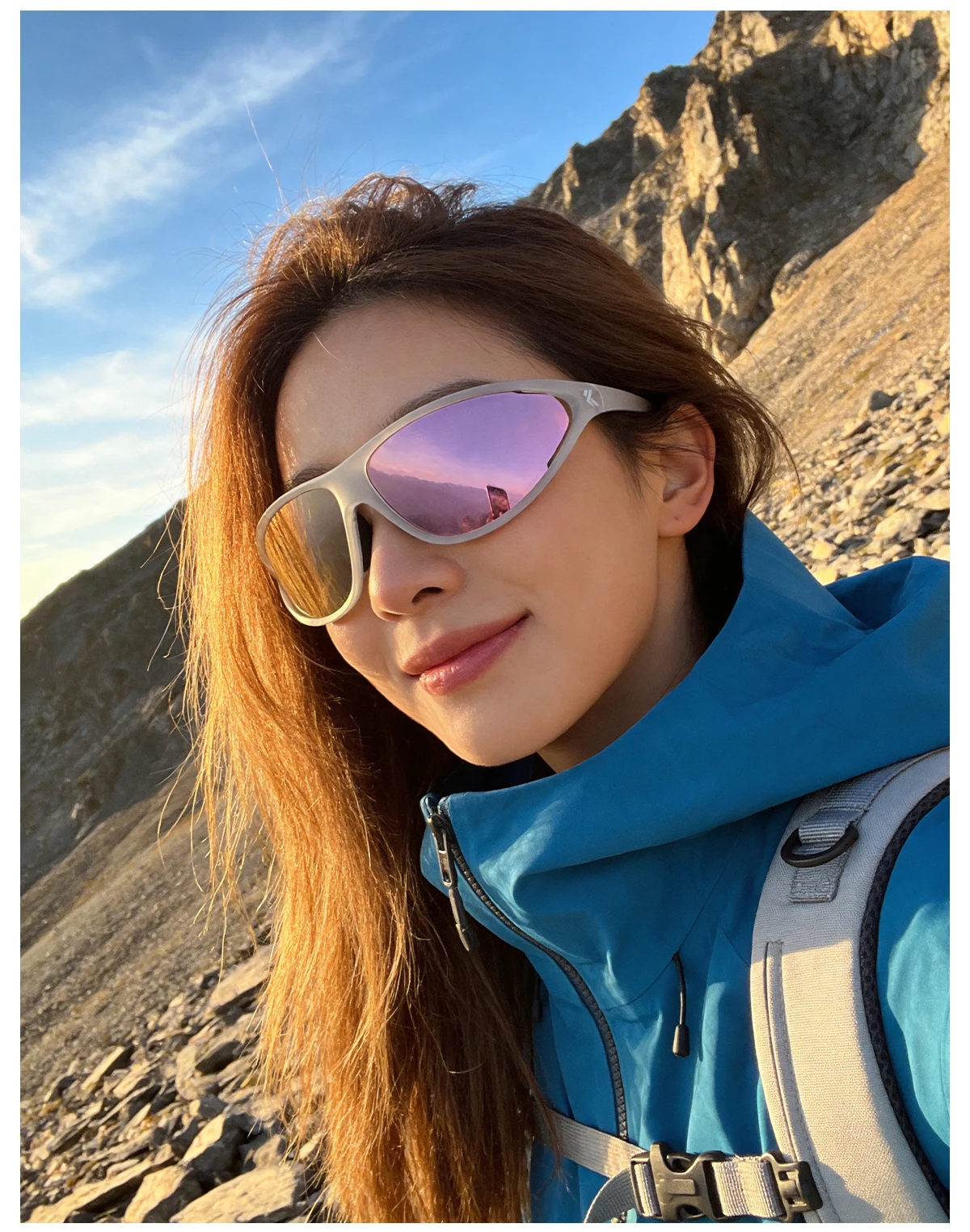Kapvoe Neue Wander-Sonnenbrille Camping Mode-Sonnenbrille für Männer Photochrome Fahrradbrille MTB-Bike-Brille Angelbrille Sportbrille – Detail 16