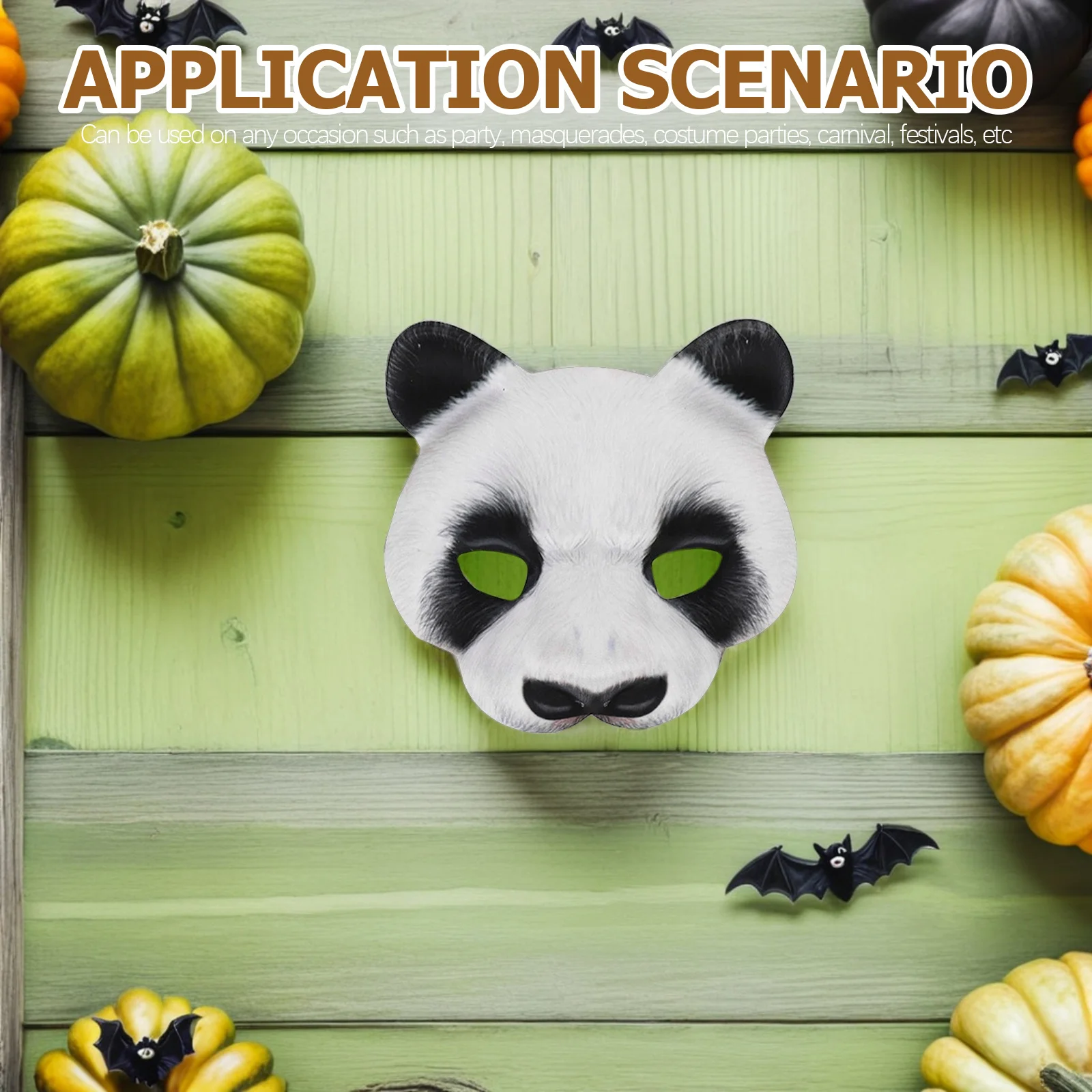 

Halloween Panda Mask Eva Durable Animal Mask for Halloween Party Cosplay Costume Accessory Animal Prop Party Supplies