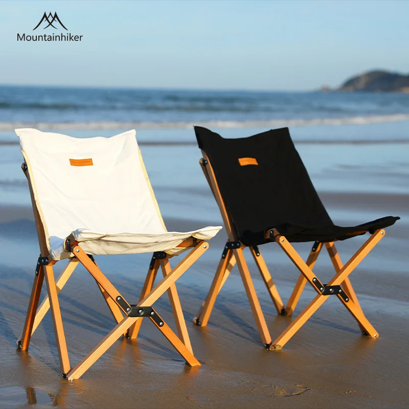 

Mountainhiker Outdoor Camping Chiair Non-removable Original Beech Travel Self-driving Tour Convenient Easy Carry Butterfly Chair