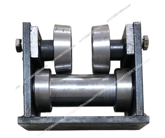 

Double Roller A3 Steel Lifting Freight Elevator Auxiliary Accessories No. 10, No. 12, No. 18 I-beam Guide Wheel Frame