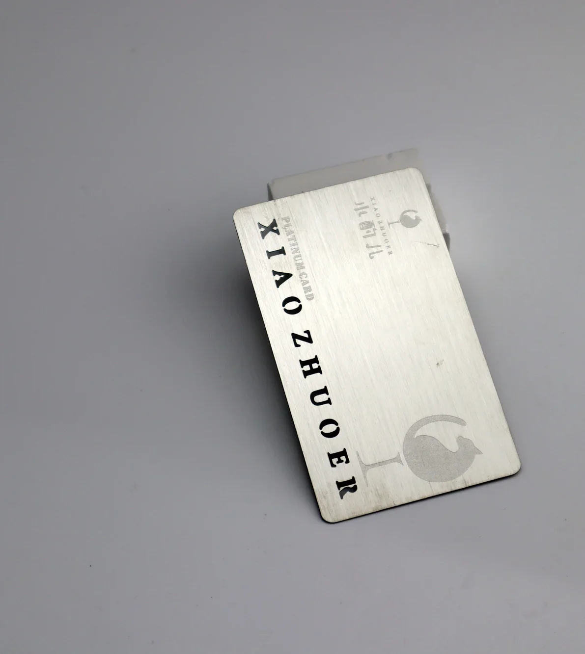 High Quality Customized Business Black Card Metal Printing