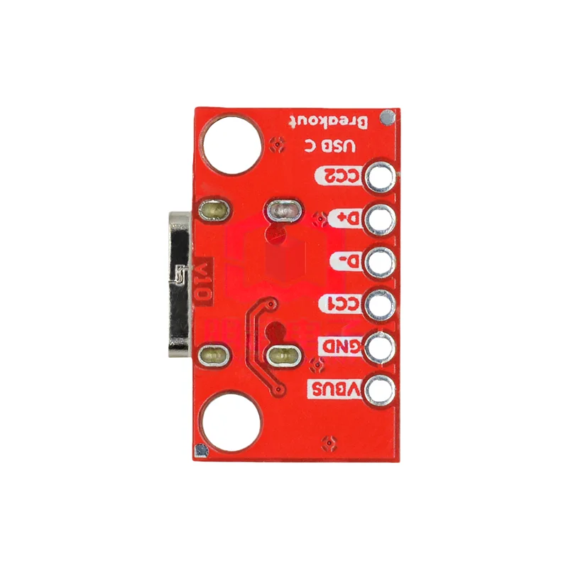 لوحة اختبار موصل سالب TYPE-C، USB3.1 16P إلى 2.54، وحدة لوحة محول الطاقة عالية التيار