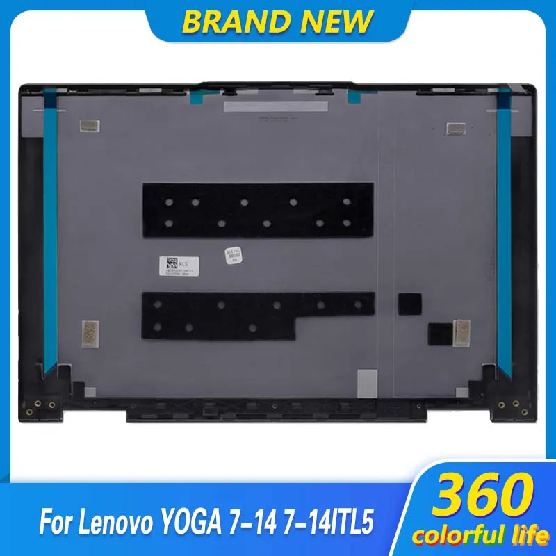

Original LCD Back Cover 5CB1A08845 AM1RW000G10 SG For Lenovo For Lenovo YOGA 7-14 YOGA 7-14ITL5 YOGA 14c Rear Lid Back Case Gray