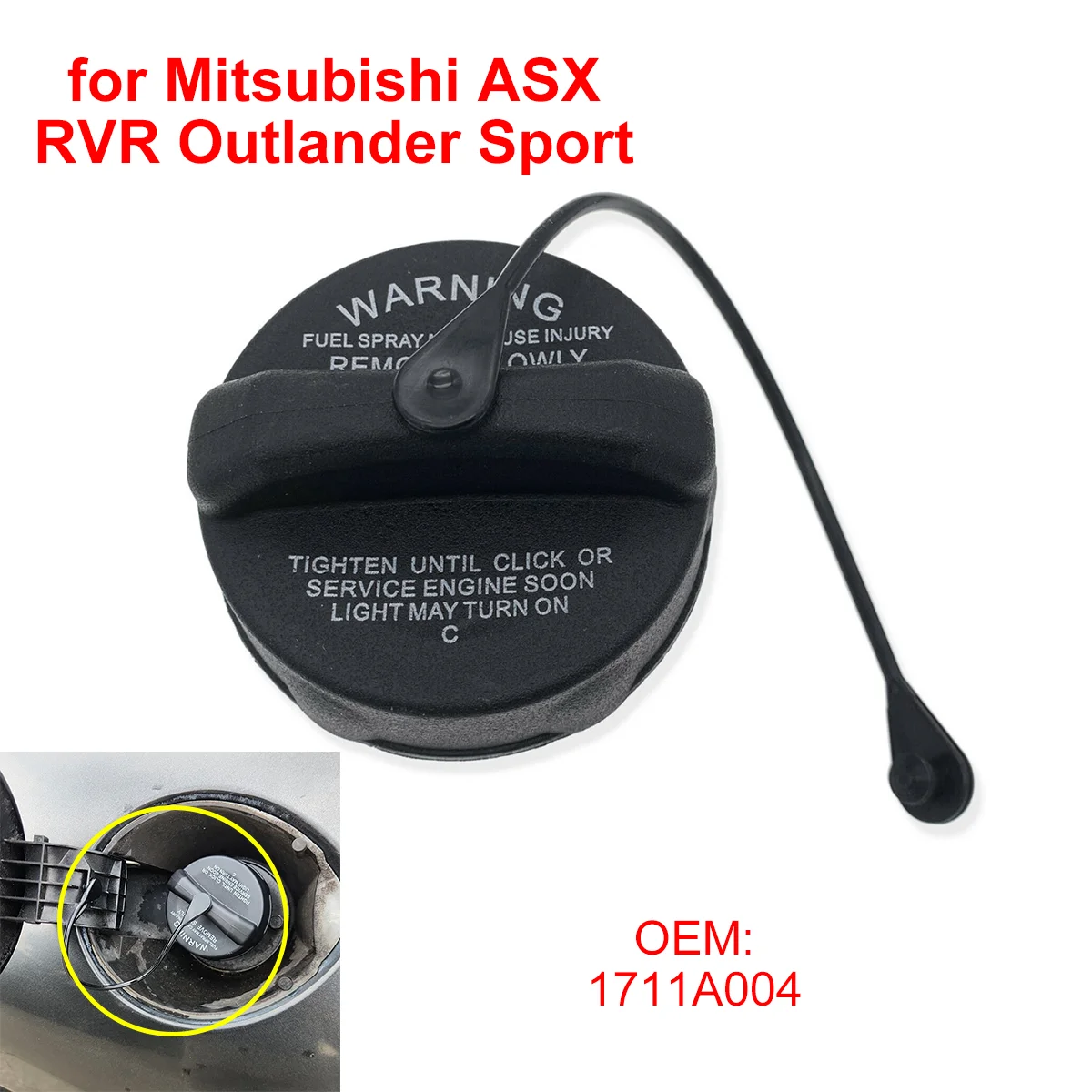 Bouchon de réservoir de carburant de voiture, pour Mitsubishi ASX RVR Outlander Sport Eclipse Galant endavour, 1711A004