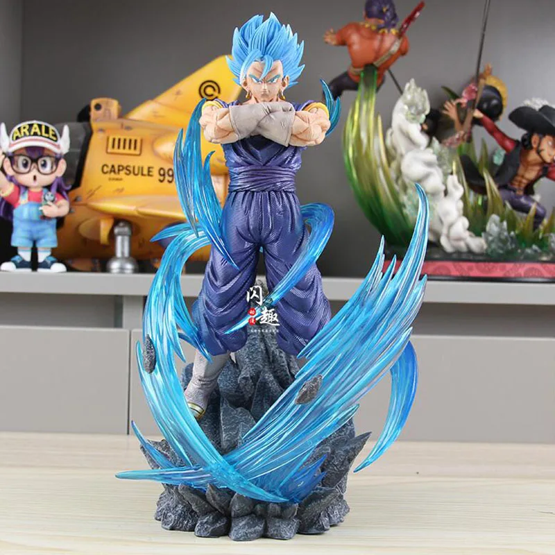 Anime Dragon Ball Z Vegetto Action Figure Toys DBZ Vegeta Son Goku Figuras 33cm Manga Figurine GK Statue Model Peripheral Gift