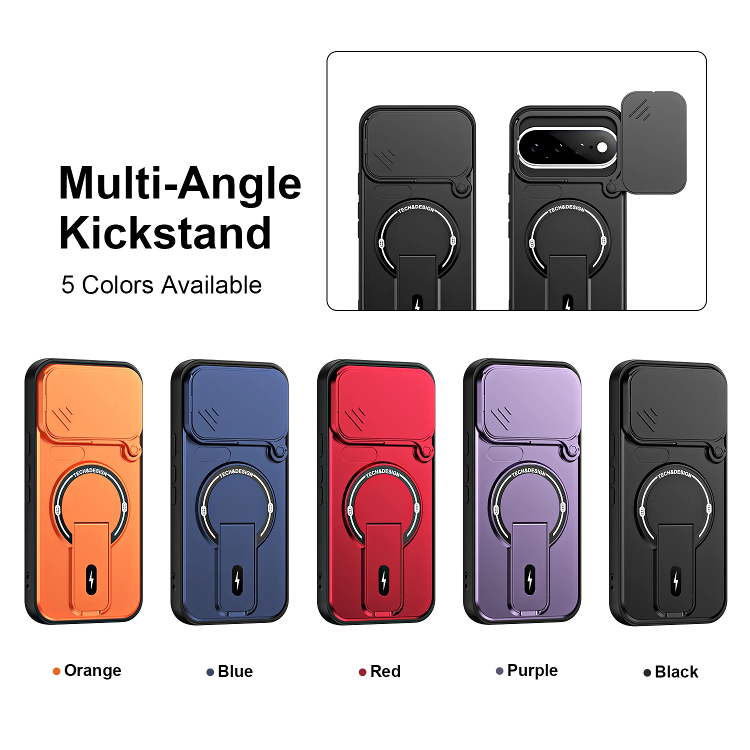 Magnetische Halterung für Magsafe-Hülle für TECNO SPARK GO 3 40 Pro Plus 40C 50 POVA CURVE 2 Stoßfeste Linsenschutzabdeckung – Detail 11
