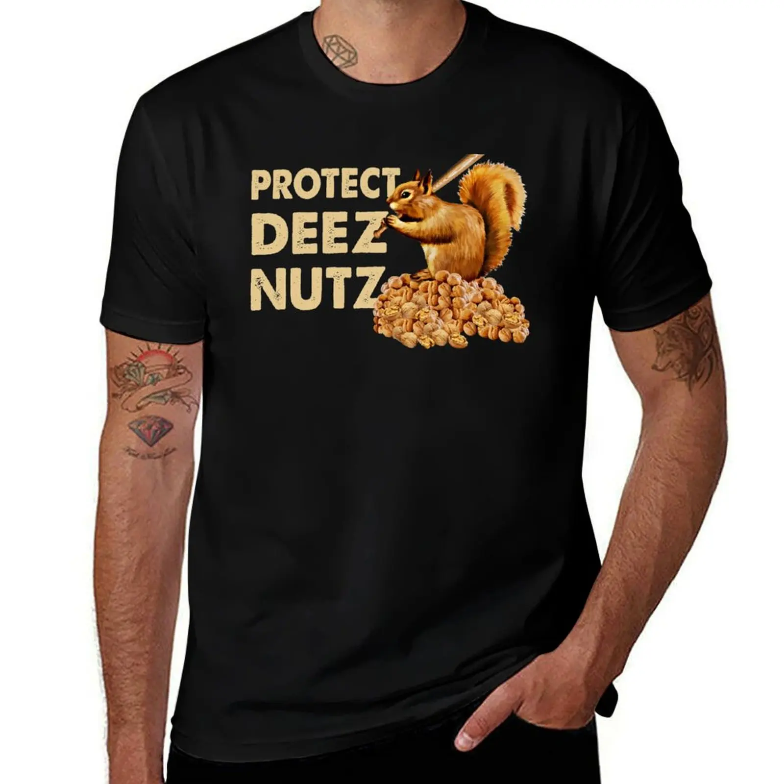 

Protect Deez Nutz T-Shirt Halloween Casual T-Shirt