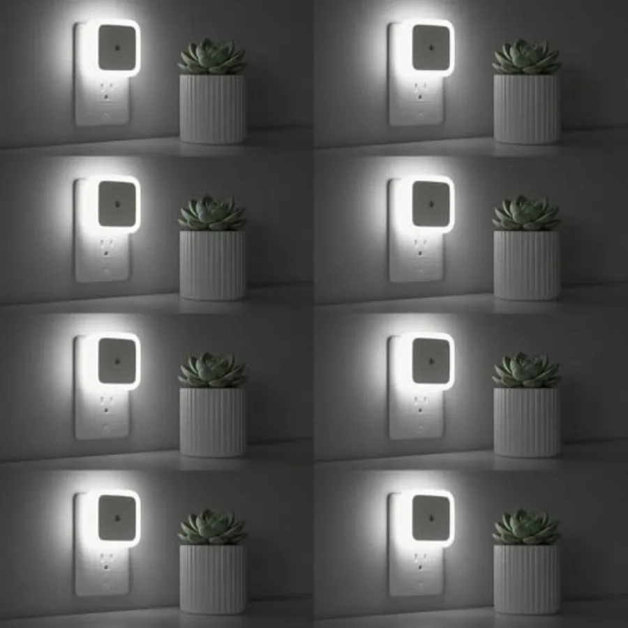 

Night Light, Night Lights Plug into Wall 8-Pack, Nightlight Plug in Night Light, Dusk to Dawn Night Lamp Led