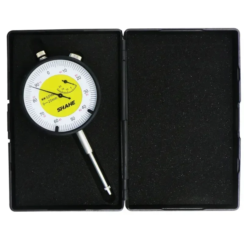 SHAHE เมตริกหน้าปัด,0-20 มม.0.01 มม.Precision Test Gauge Dial Test เครื่องมือวัด
