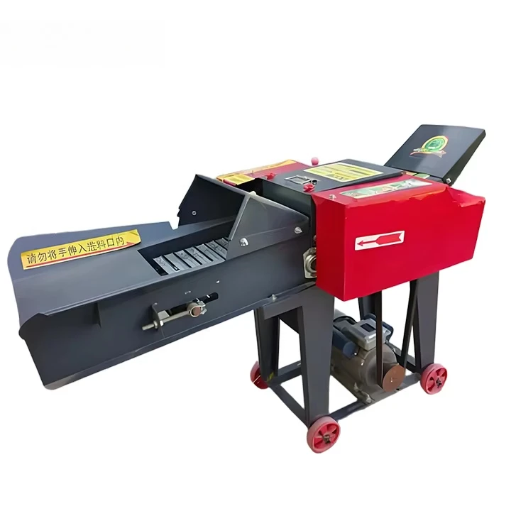 Electric Chaff Cutter Machine for Grass Straw and Corn Stalk Cutting in Livestock Feed Preparation