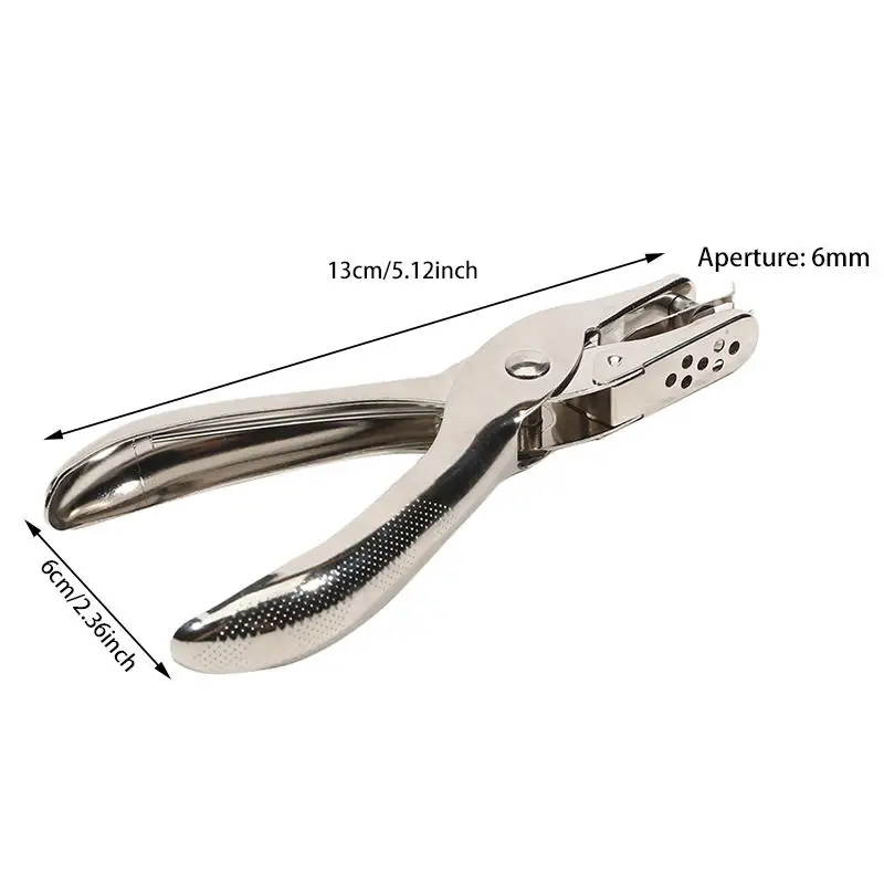 3/6mm Haltegriff Einzigen Locher Metall Puncher Werkzeug Für Scrapbooking Ohrring Halskette Karten Schule Schreibwaren Büro Liefert – Detail 2