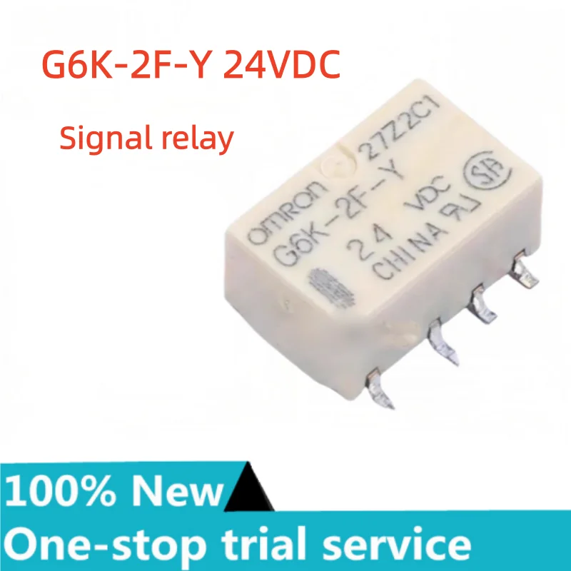2-20pcs %new stock G6K-2F-Y 12VDC  G6K-2F-Y 24VDC SMD Signal relay Original genuine product