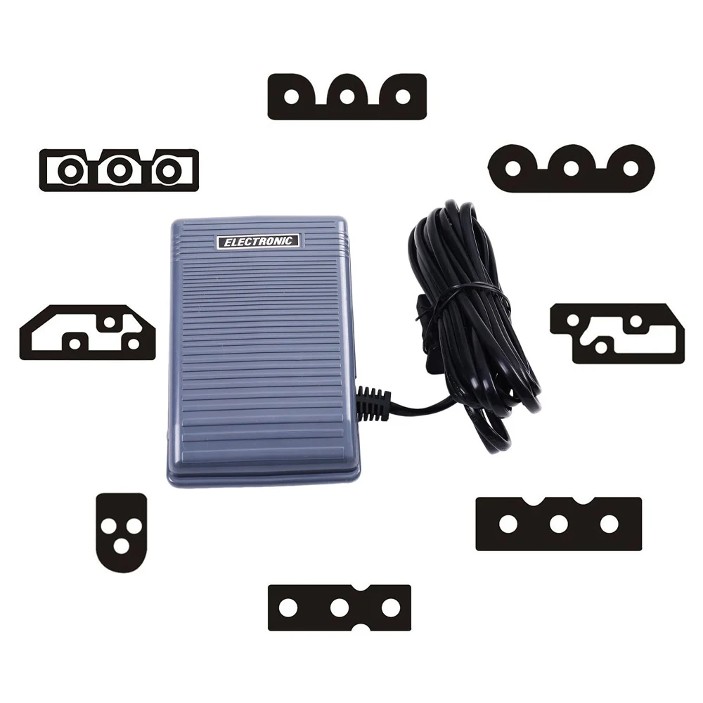 Sewing Machine Foot Pedal Electronic Control Switch Speed Adjustor Controller Motor Accessories PowerCord For Brother Singer