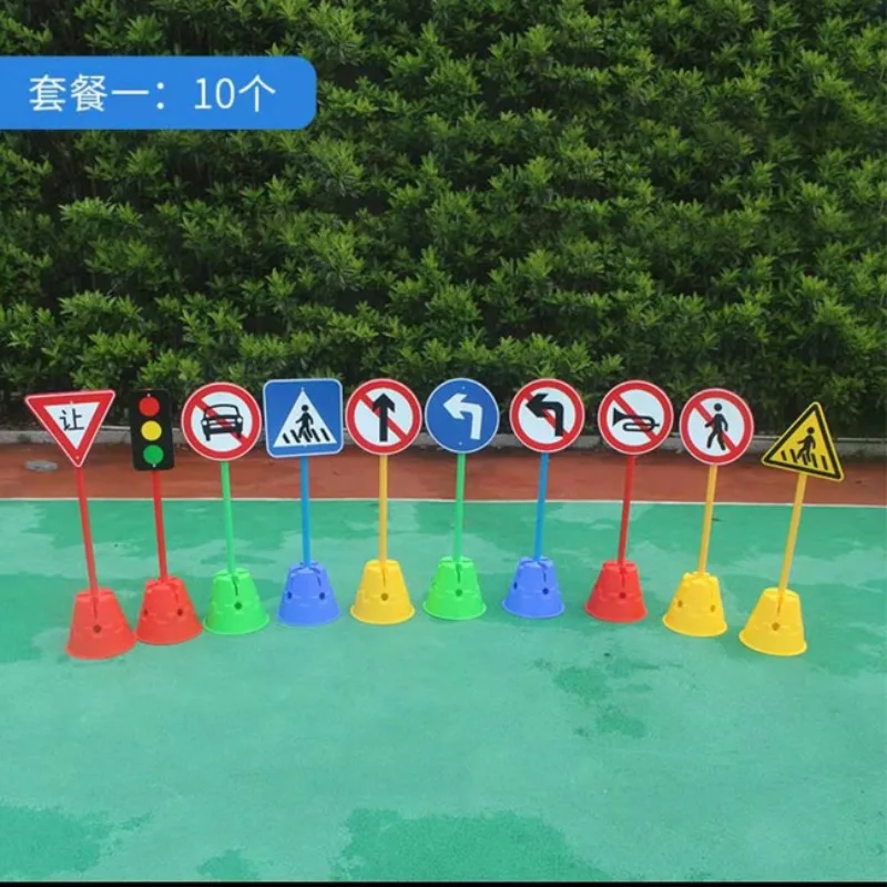 Outdoor children's traffic signs Traffic lights Traffic signal signs