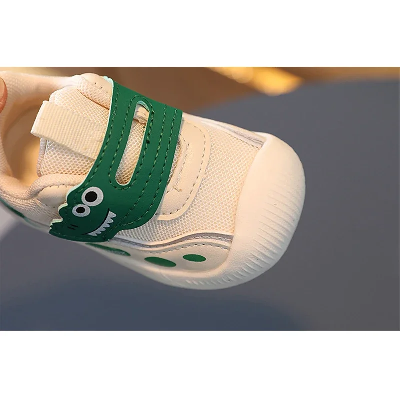 Baby Toddler Shoes Four Seasons Shoes 0 To 3 Years Old Baby Shoes Soft Bottom Non-slip Girls Boys Mesh Breathable Single Shoes