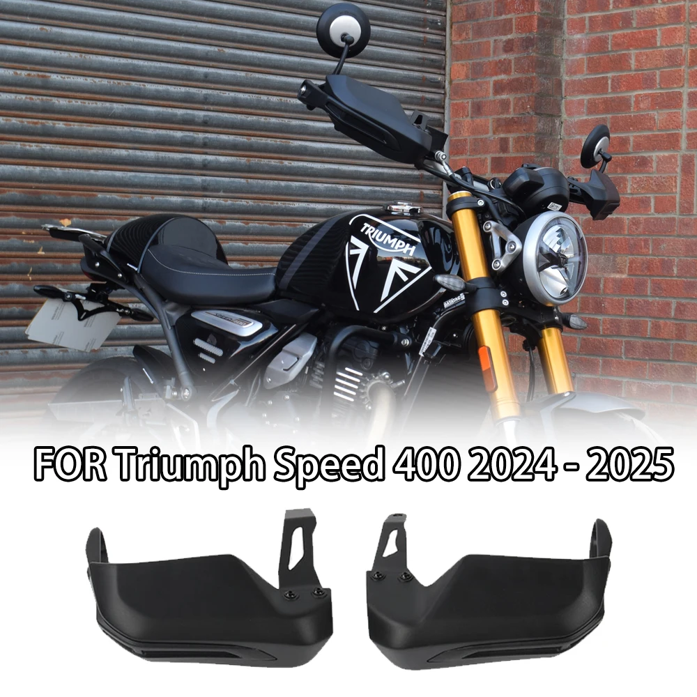 

NEW Motorcycle Handguards Shield Protector Matte Black Universal Fit Bike Accessories FOR Triumph Speed 400 2024-2025