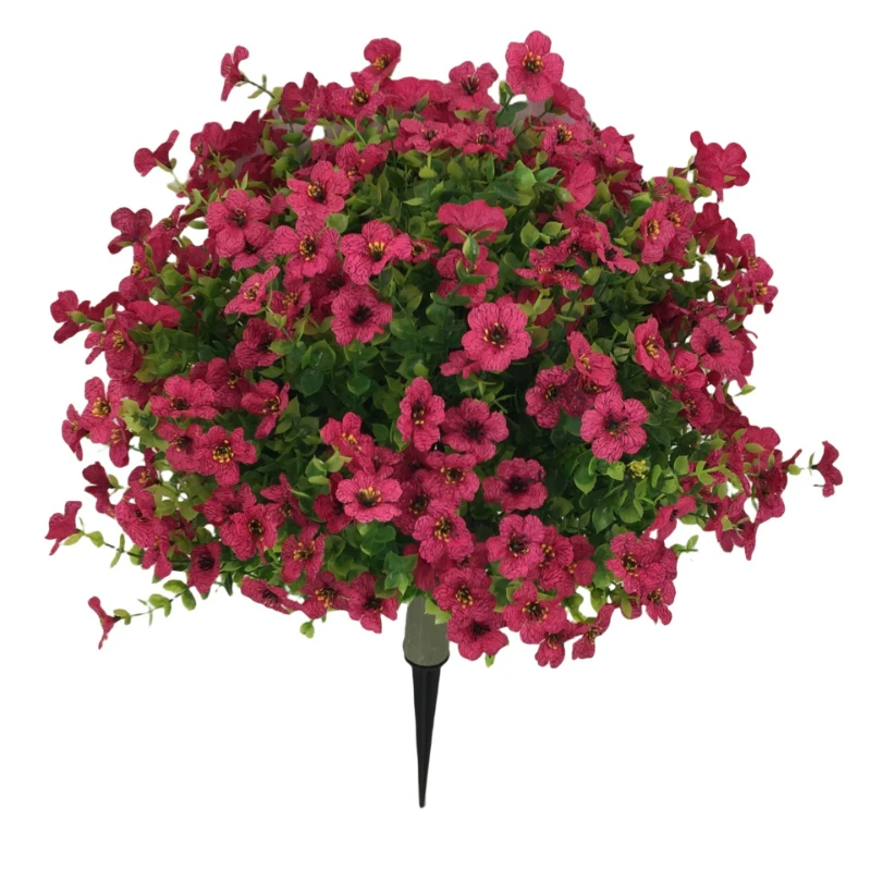 Simulated aquatic plants flowers violets plastic fake flowers wedding green plants home flower arrangement arrangement