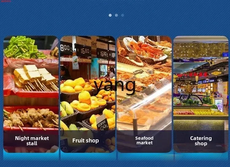 CX mobile stall freezer desktop horizontal freezing and refrigeration display fresh-keeping cabinet ice powder stall 3