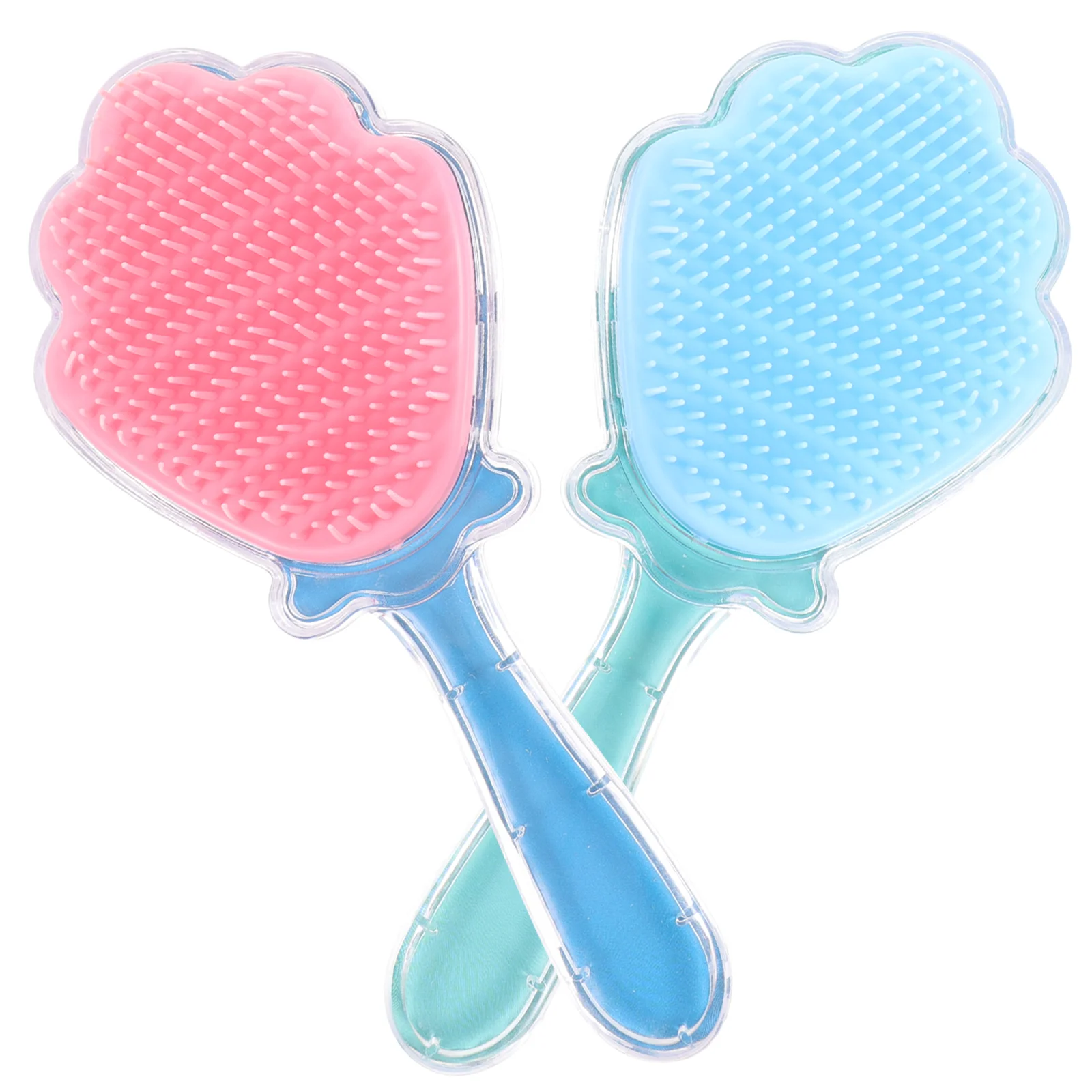 

2 Pcs Hair Brush Bag Comb Massaging Styling Detangler Smoothing Combs for Women Miss