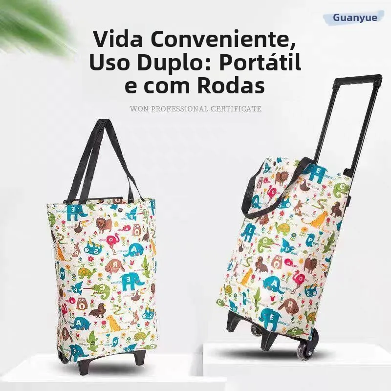 ポータブル折りたたみ式ショッピングカート、ロッドハンドル付き、野菜購入用カート、ステンレス鋼ボディ、evaホイール、家庭用