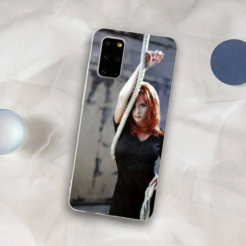 Mylene Farmer singer Phone Case for Samsung S21 A10 for Redmi Note 7 9 for Huawei P30Pro Honor 8X 10i cover