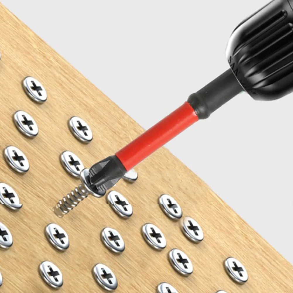 Jeu de tournevis en croix magnétique, tête de lot coordonnante pour perceuse à main électrique, pièces d'outils électriques, PH2, 25-150mm, 6 pièces par ensemble