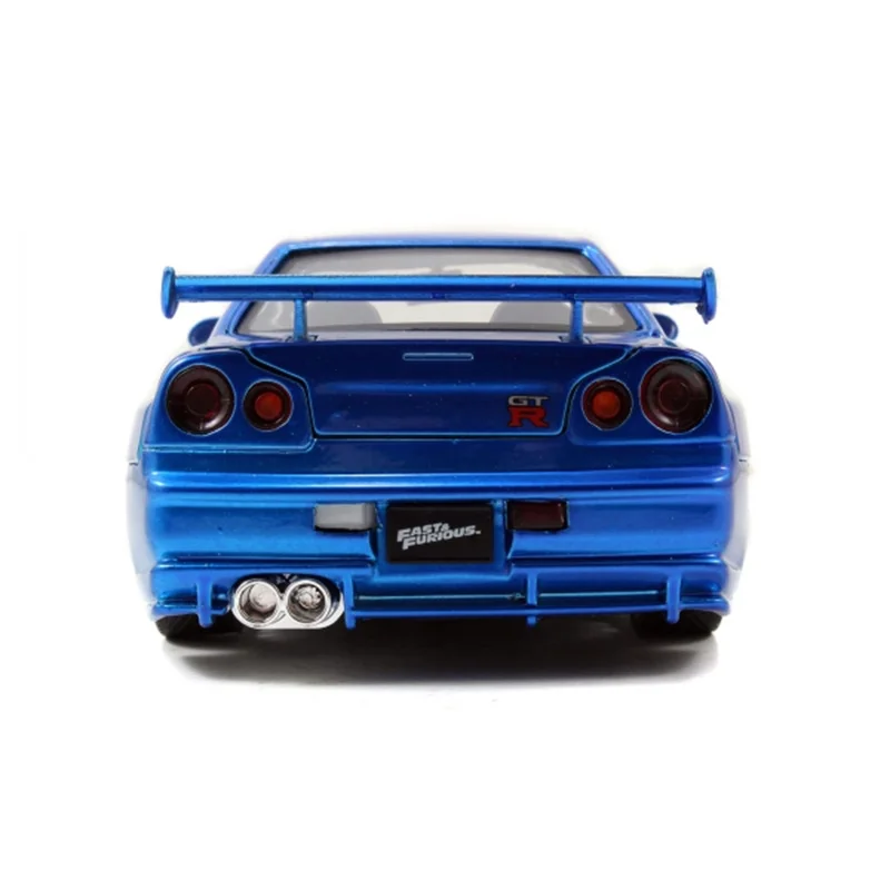 1:24	Brian’s 2002 Nissan Skyline GT-R (BNR34) toy car  Metal  12+y  Diecast  Car