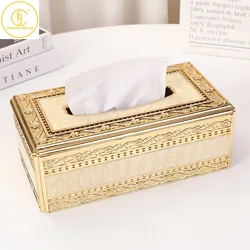 Family Seat Type Acryl Tissue Boxes Living Room Tea Table Restaurant Multifunctional Creative Napkins Tissue Storage Boxes