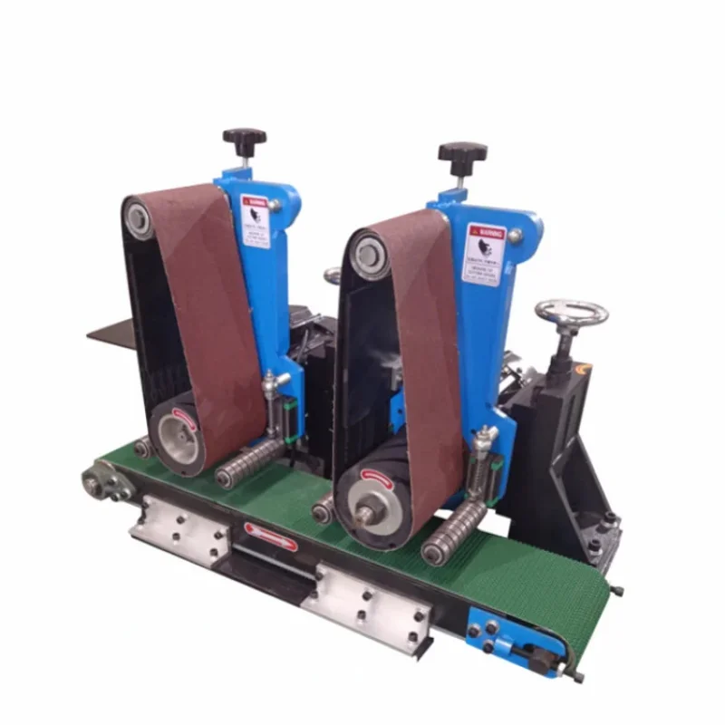 

(Sea shipping) Electric polishing deburring sander vertical small 220V belt sander brass metal polishing machine